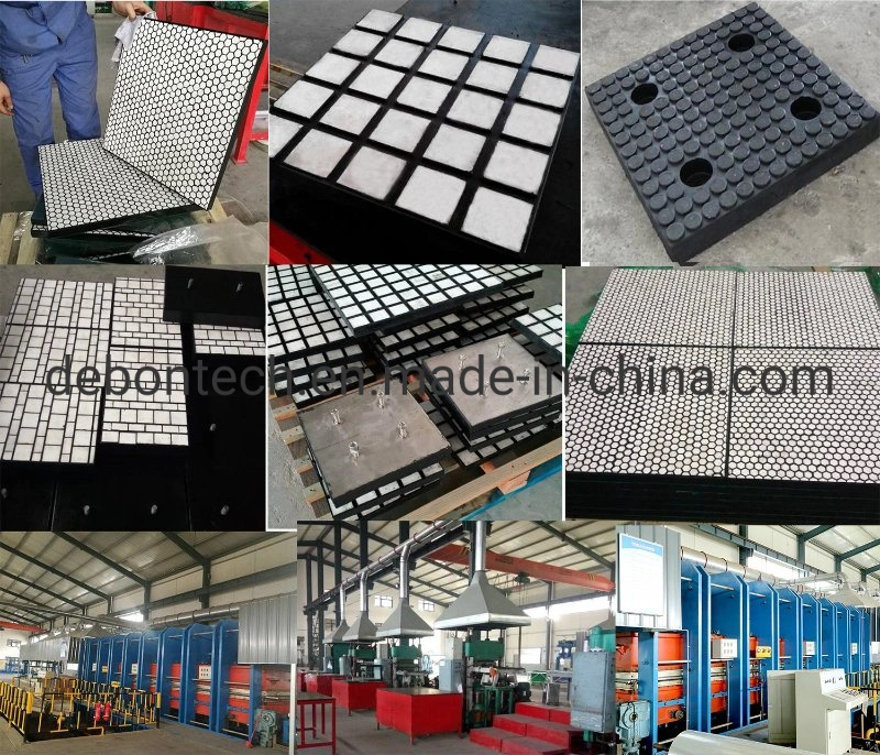 Chute Wear Plate Ceramic Rubber Composite Ceramic and Plastic Liners